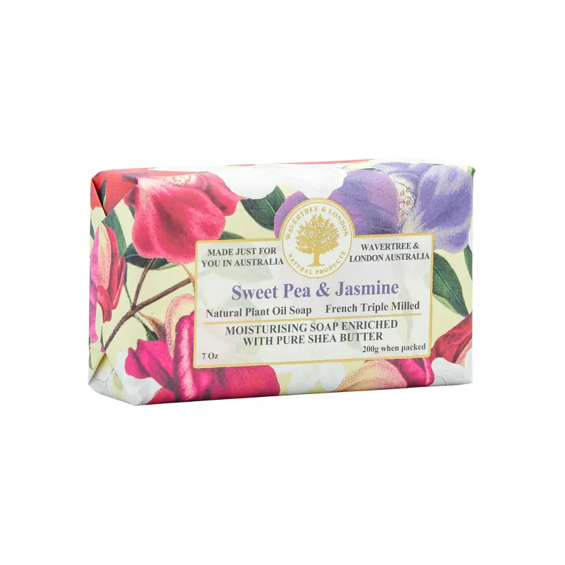 Sweet Pea &amp; Jasmine Soap Bar 200g