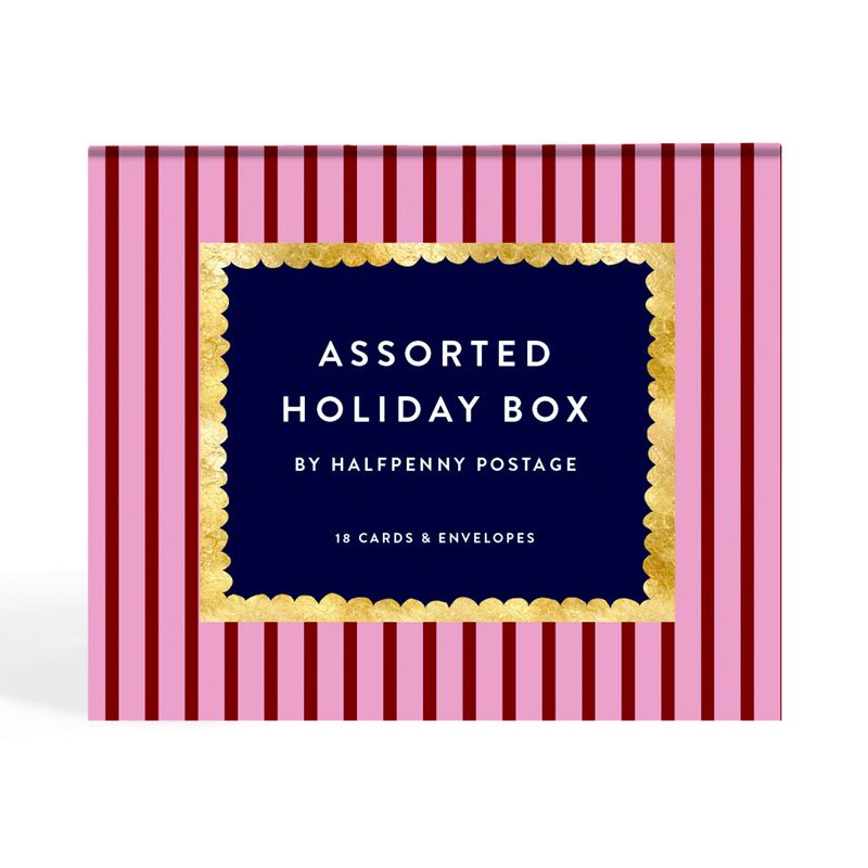 Boxed Christmas Cards Assorted Merry and Bright