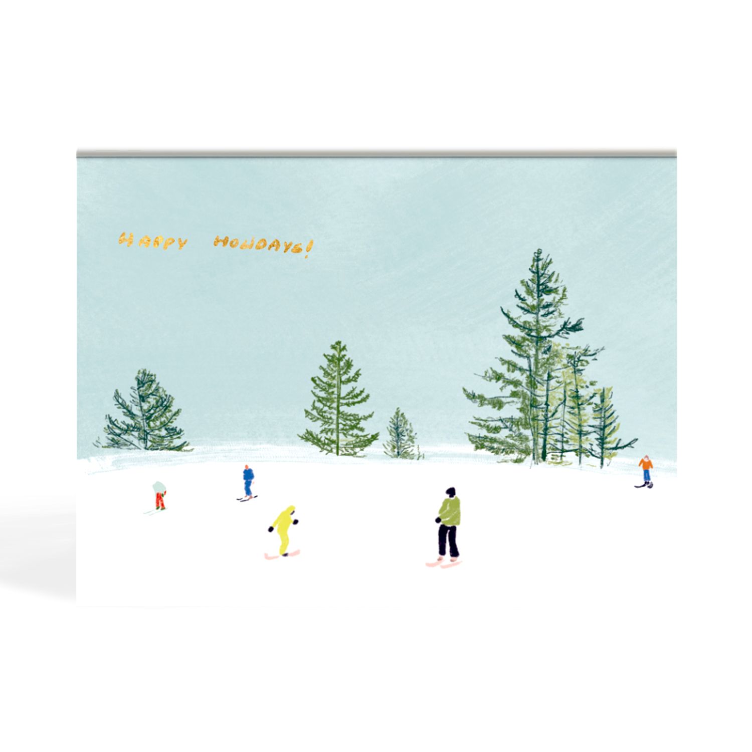 Boxed Christmas Cards Winter Activities