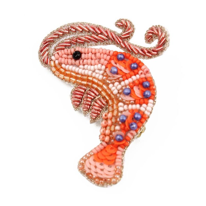 Prawn Brooch