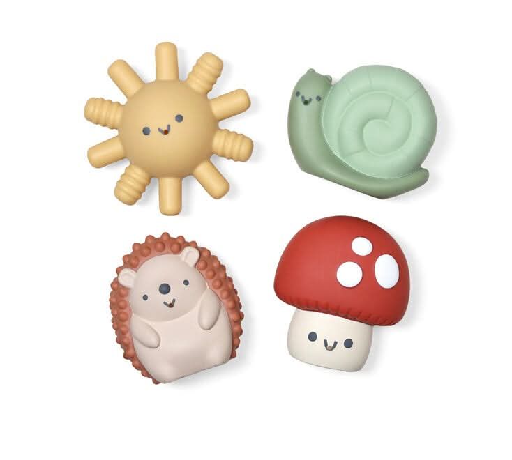 Itzy Squirt Squeeze Bath Toys Set