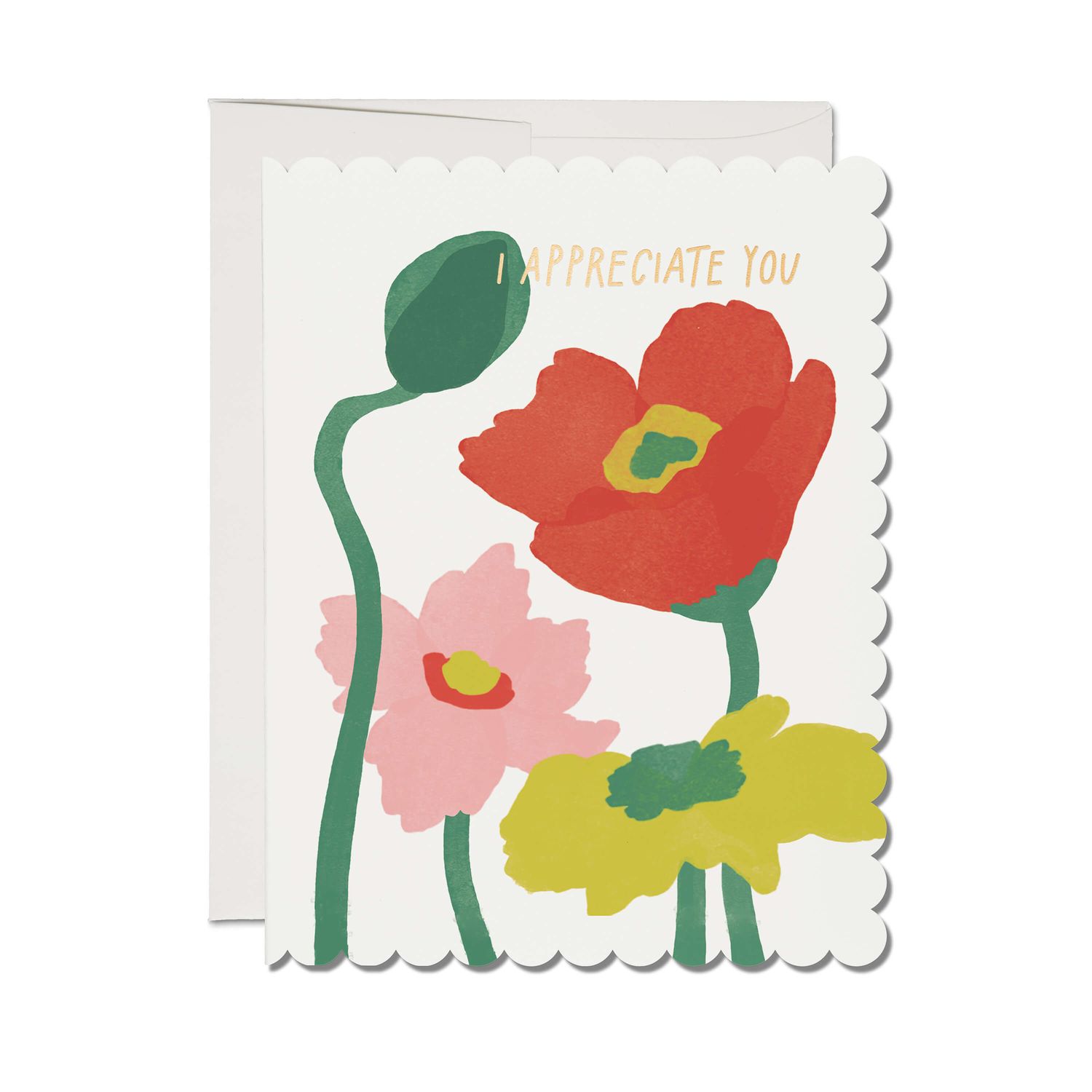 Scalloped Poppy Appreciate You