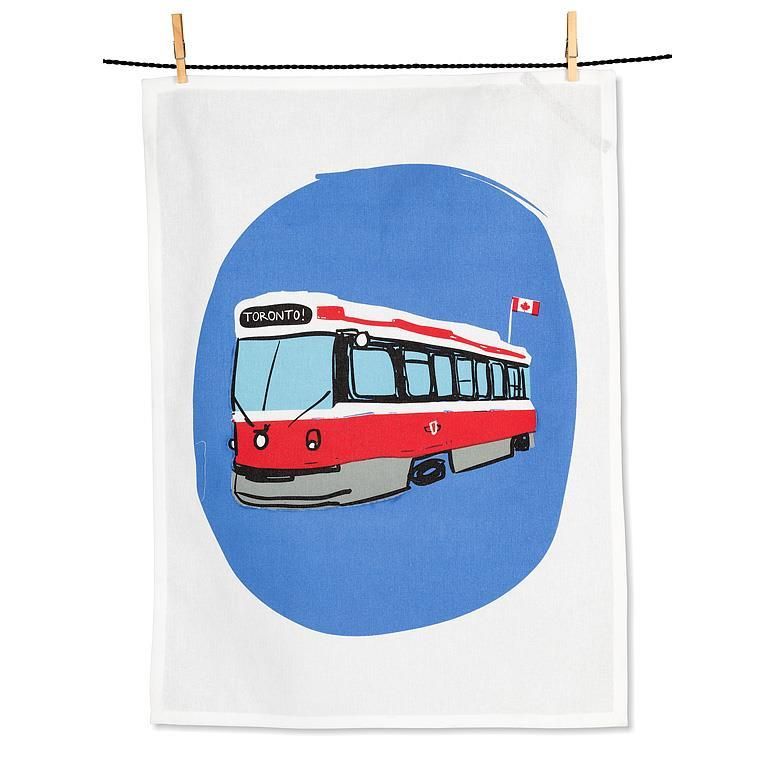 Tea Towel Toronto Streetcar