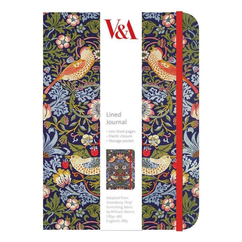 Journal Lined Strawberry Thief