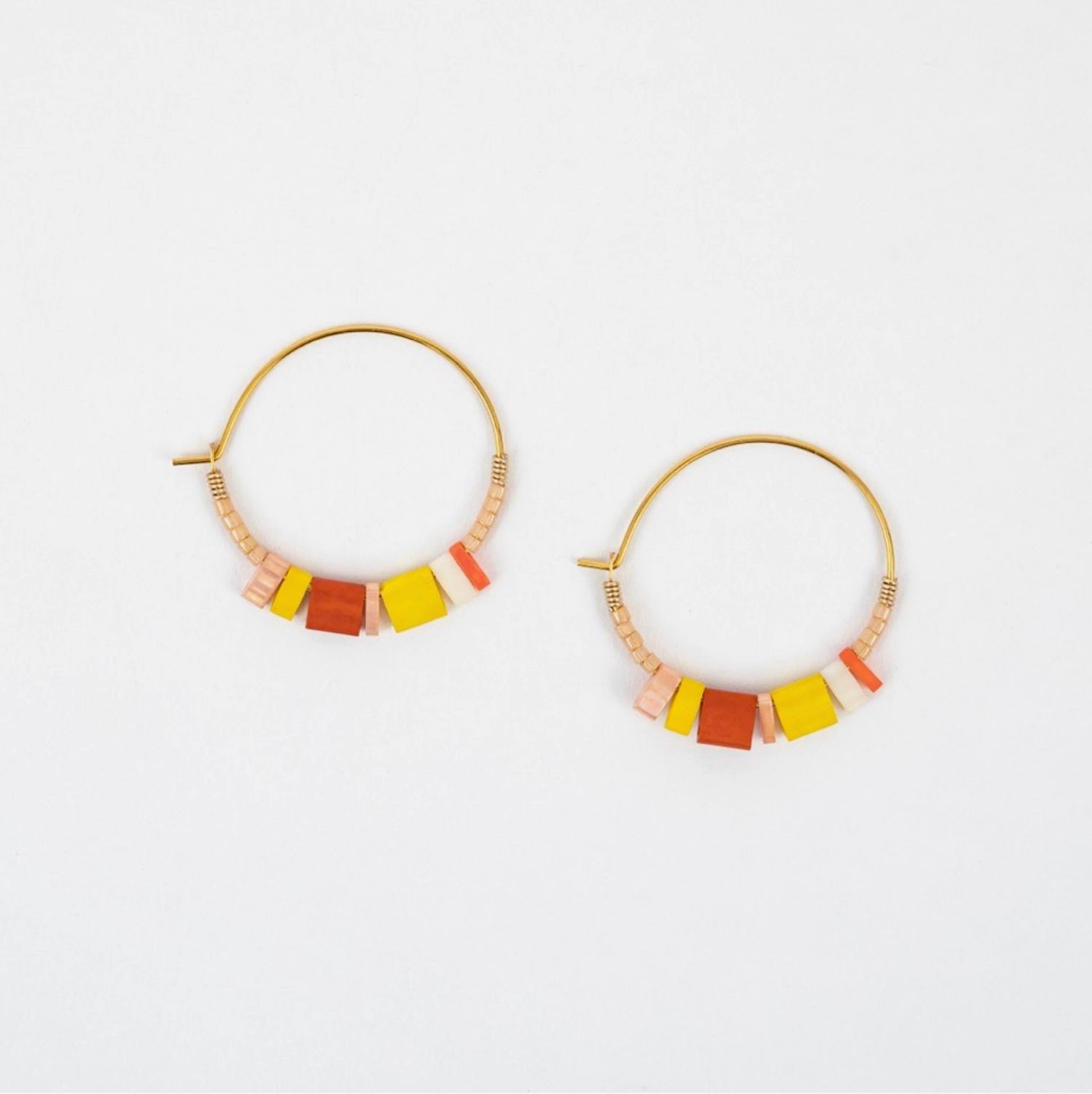 Tila Hoop Earrings Sunrise