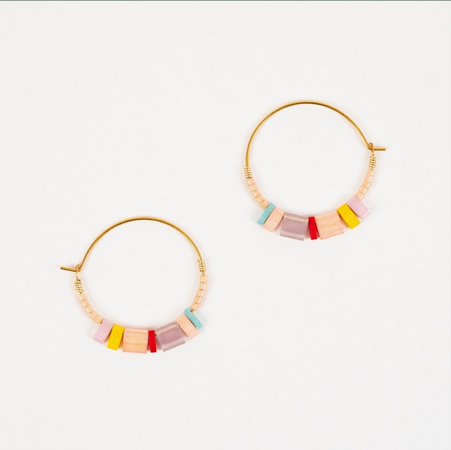 Tila Hoop Earrings Pops O’ Color