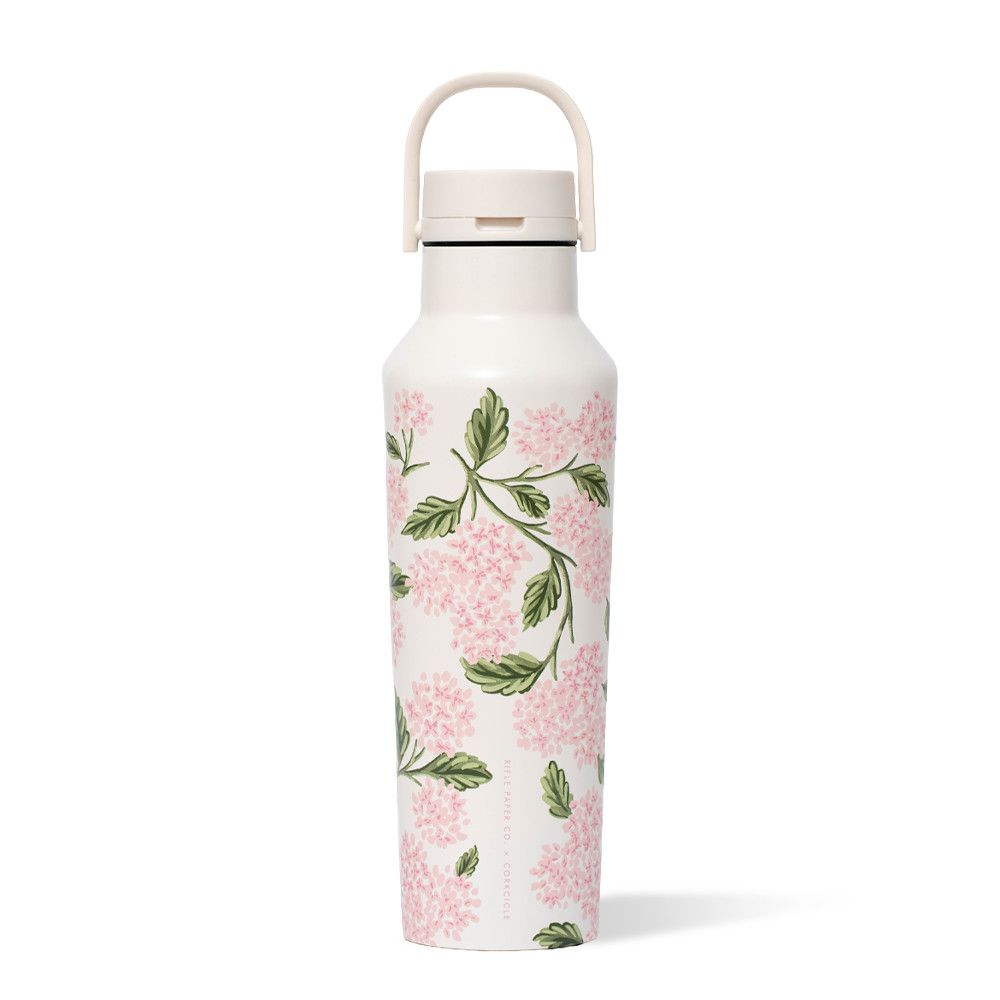 Sport Canteen 20oz Rifle Paper Co. Pink Hydrangea
