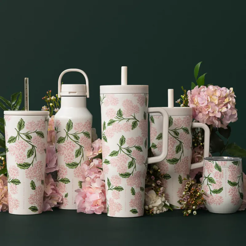 Sport Canteen 20oz Rifle Paper Co. Pink Hydrangea