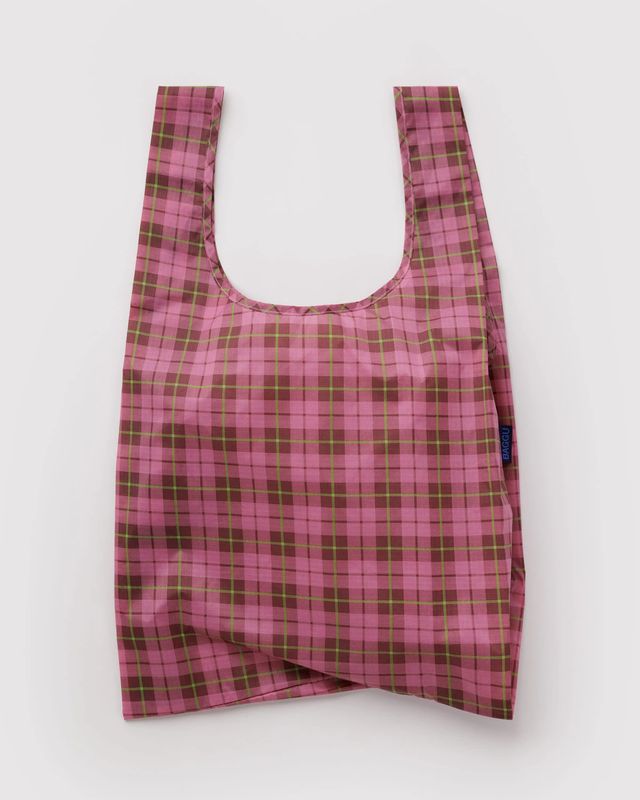 Standard Baggu Azalea Pink Tartan