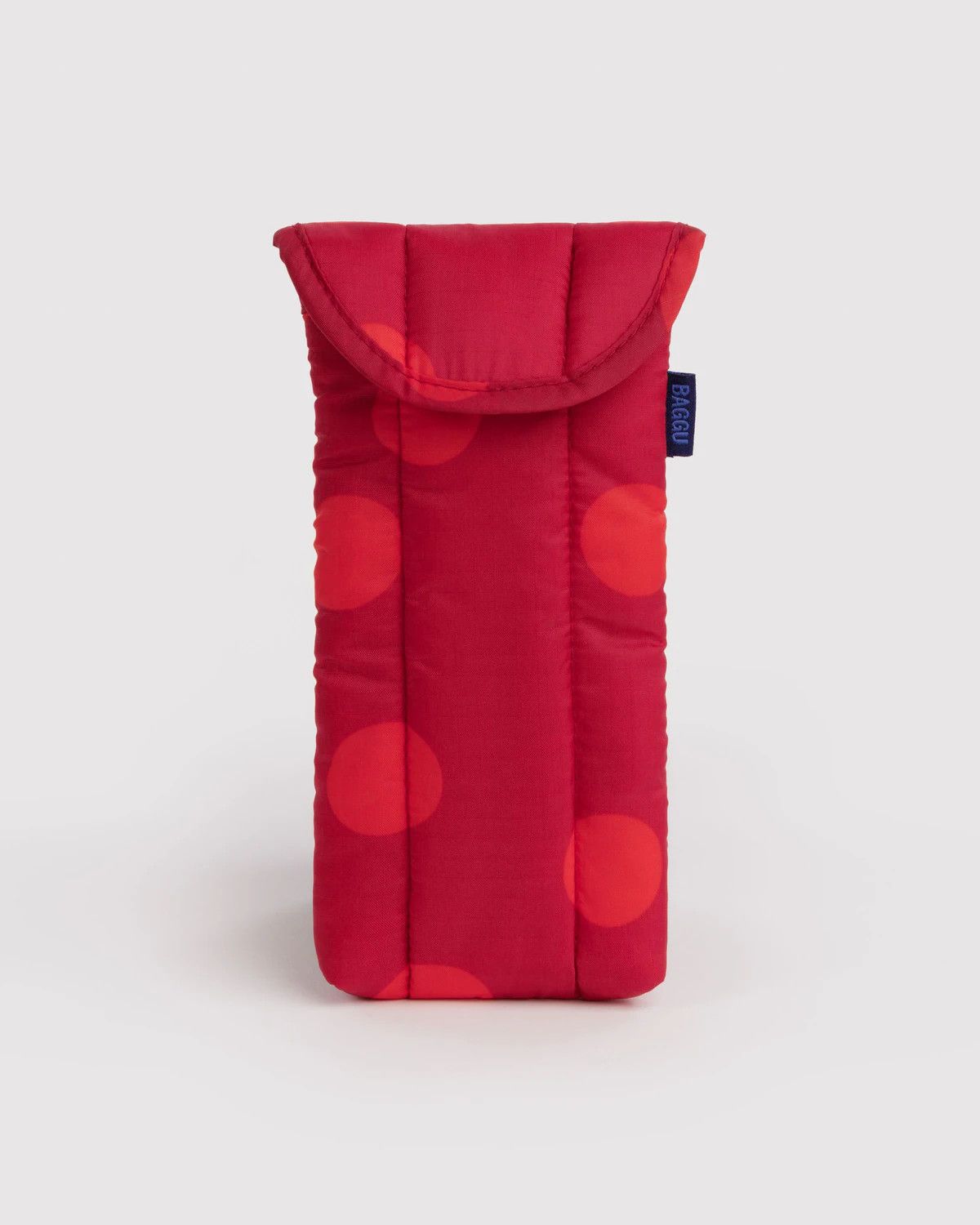 Puffy Glasses Sleeve Red Polka Dot
