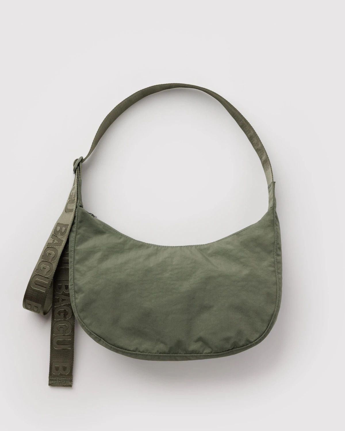 Medium Nylon  Crescent Bag Caper