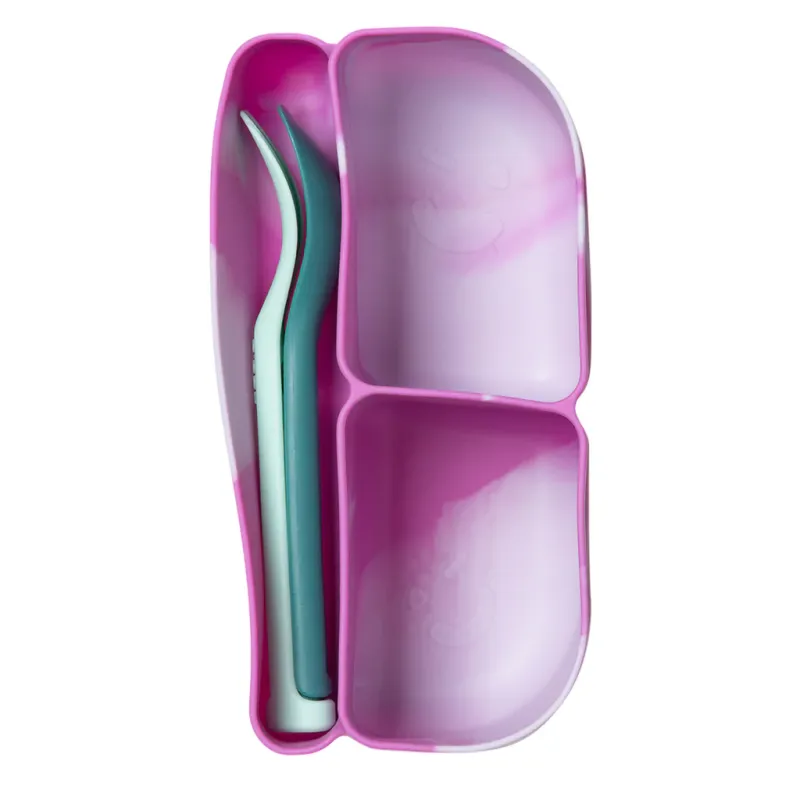 Silicone Bento Tray Mini Lunchbox Cosmic