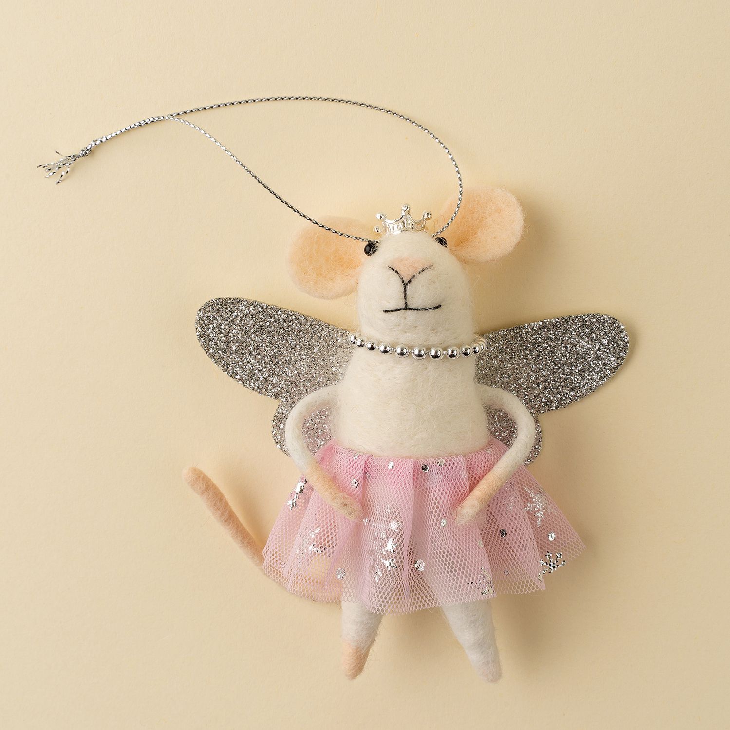 Felt Ornament Mouse Fairytale Fiona