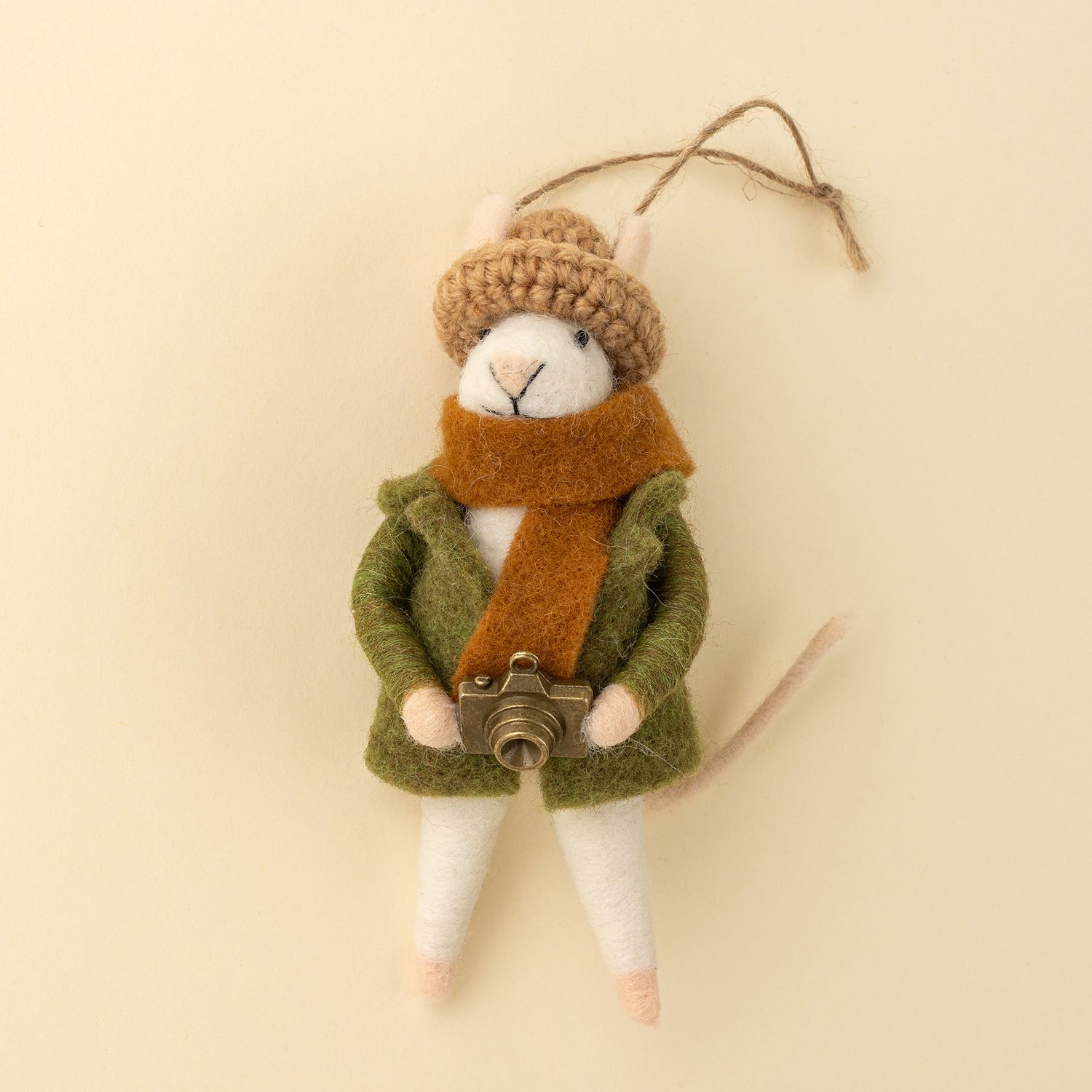 Felt Ornament Mouse Photographer Philip
