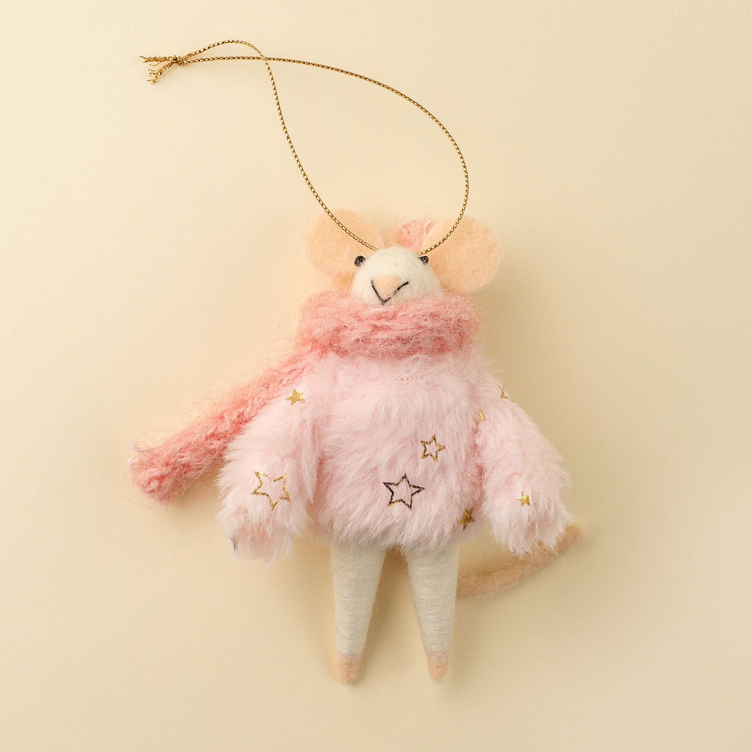 Felt Ornament Mouse Blizzard Bella