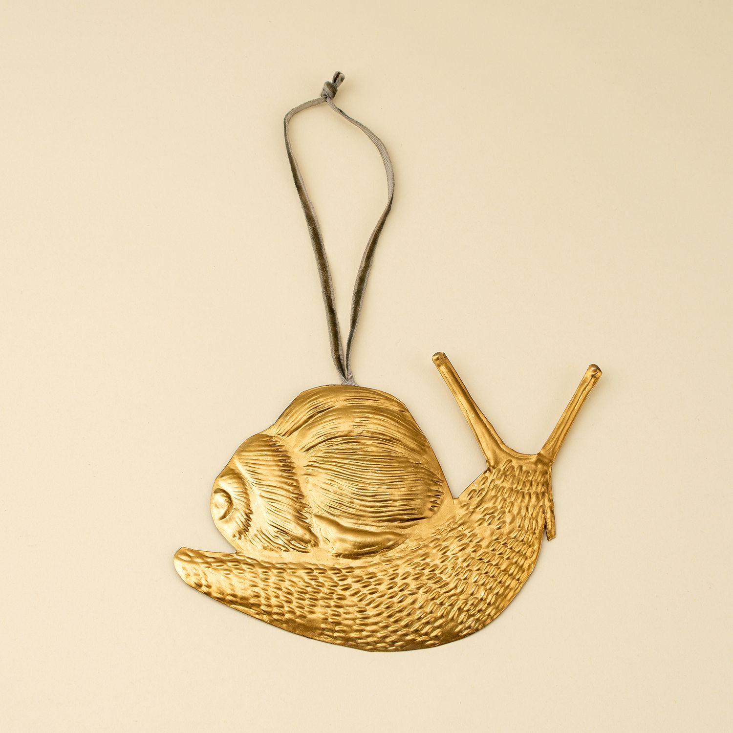 Metal Ornament Snail Milagro