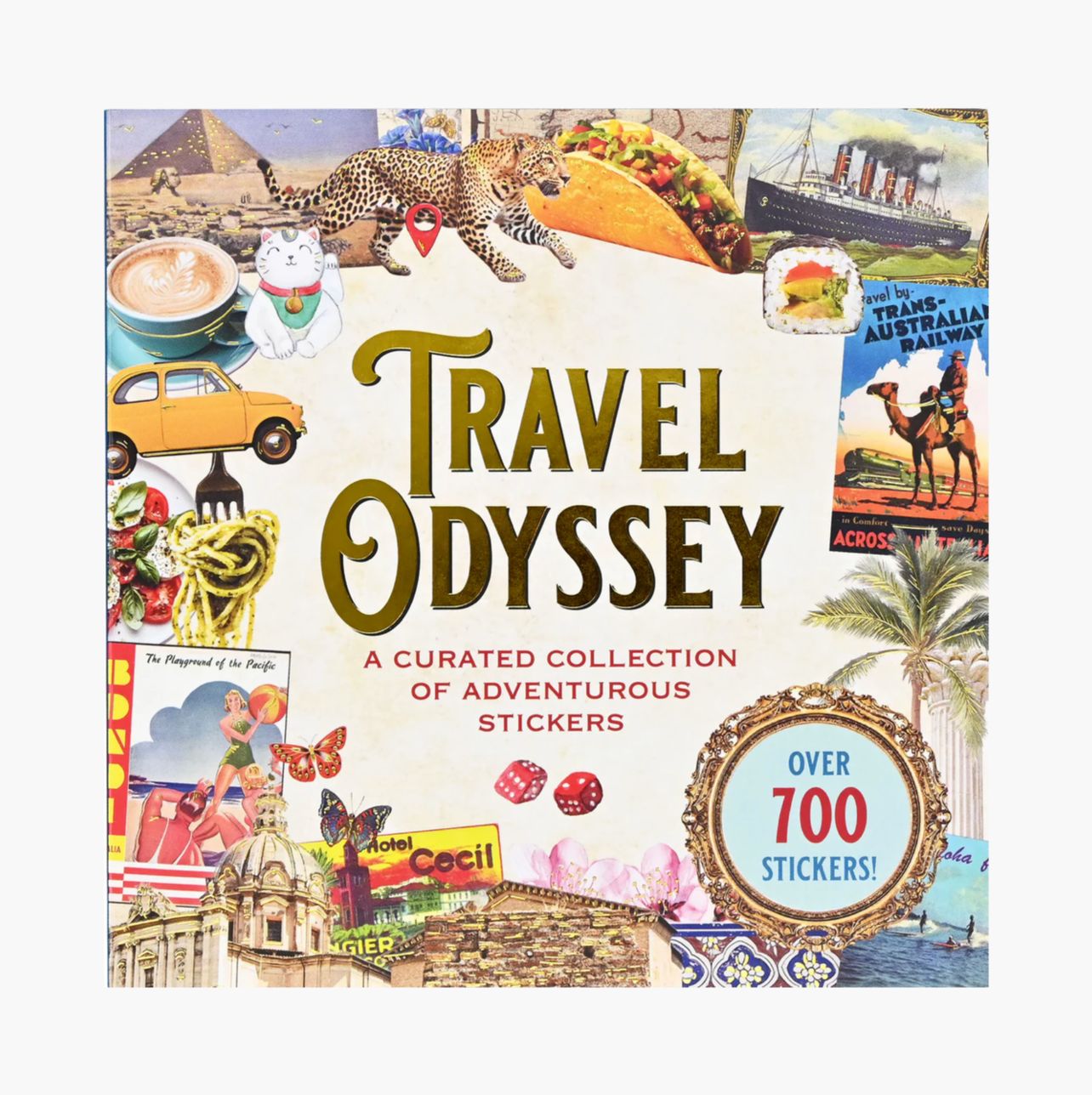 Sticker Book Travel Odyssey