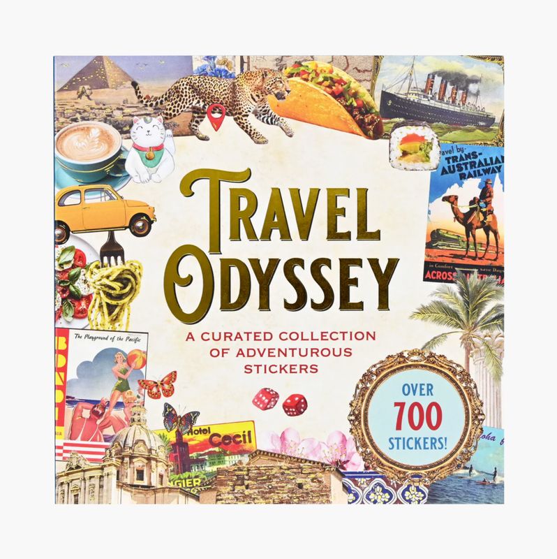 Sticker Book Travel Odyssey
