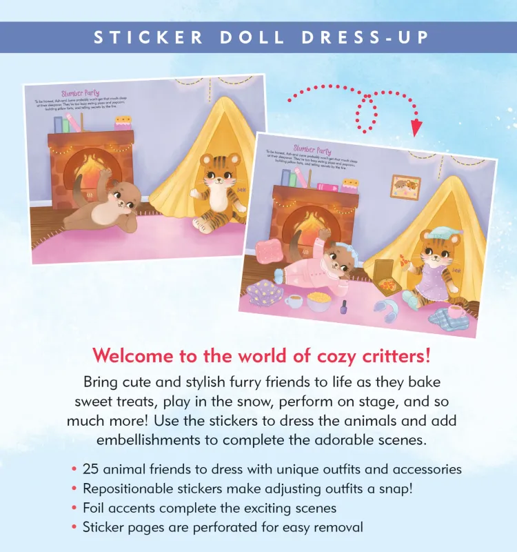Sticker Doll Dress-Up Animals
