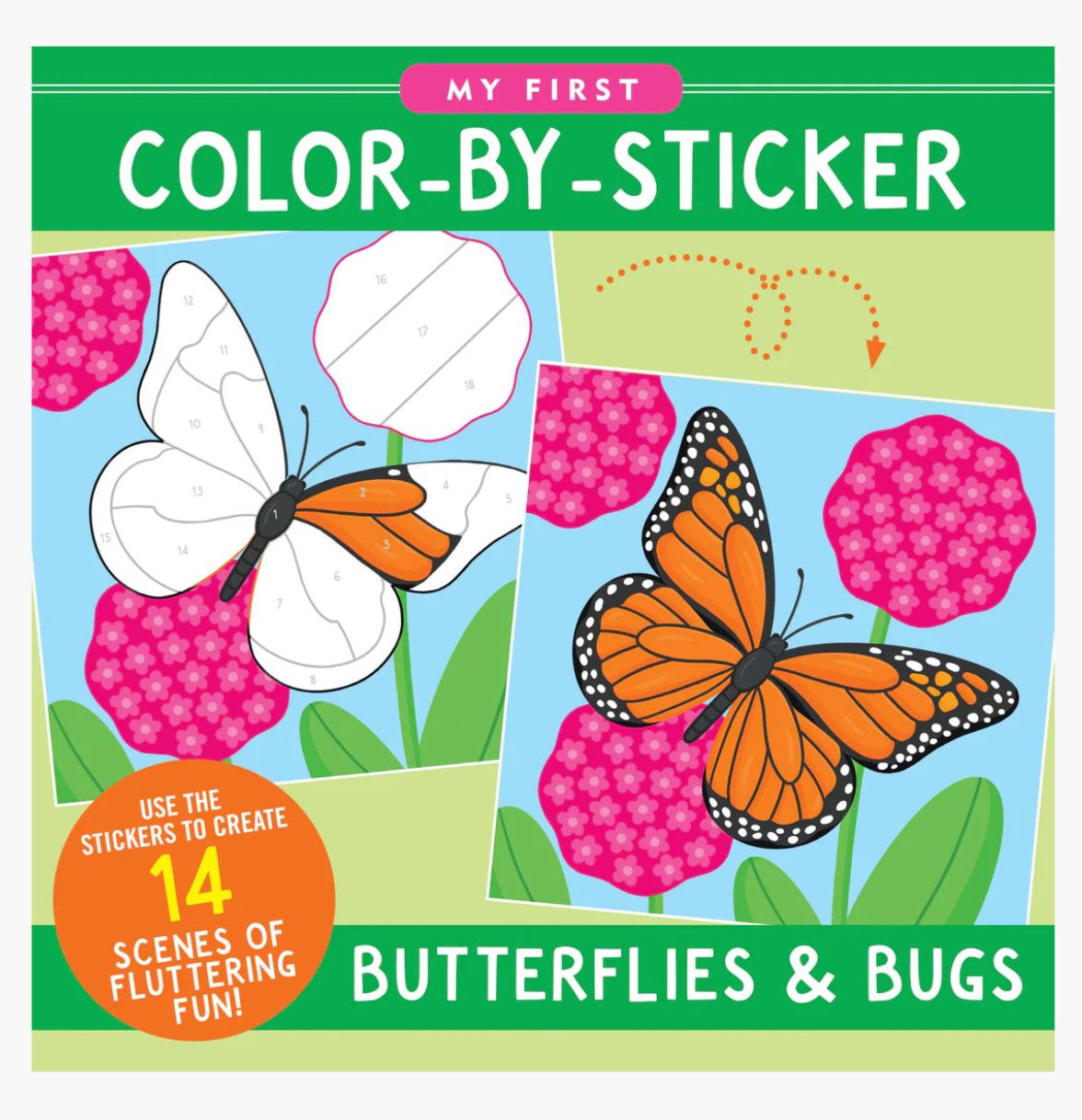 Colour By Sticker Butterflies and Bugs