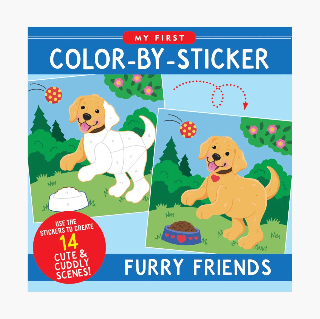 Colour By Sticker Furry Friends