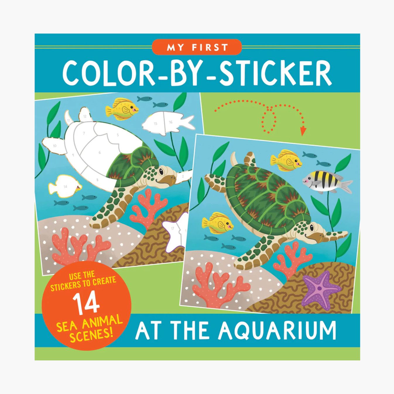 Colour By Sticker At The Aquarium