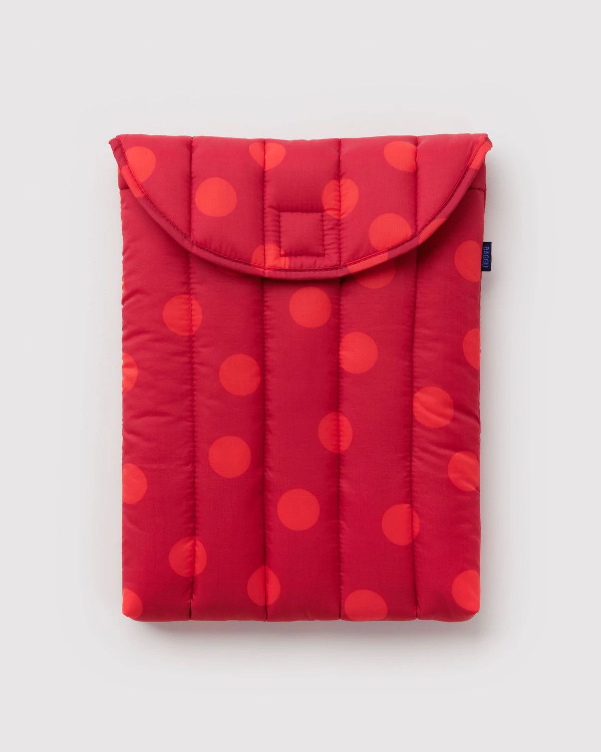 Puffy Laptop Sleeve 13"/14" Red Polka Dot
