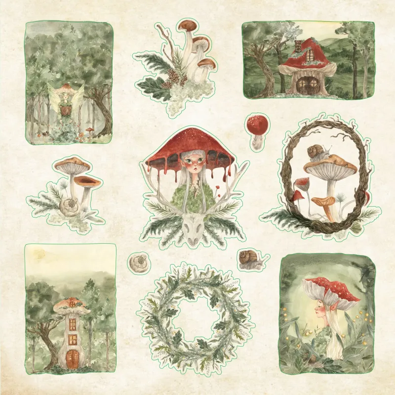 Sticker Book Enchanted Forest