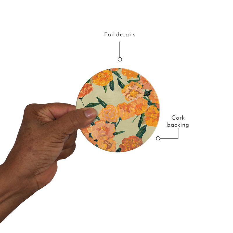 Sunset Blossoms Coaster