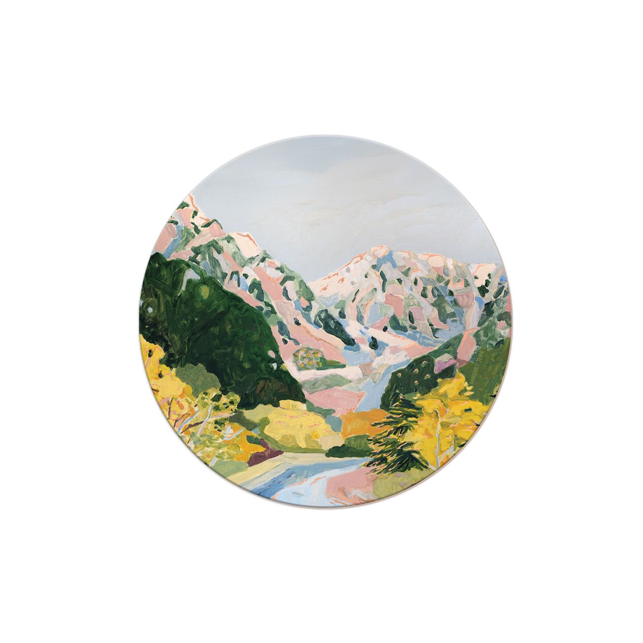 Take The Long Way Mountains Coaster