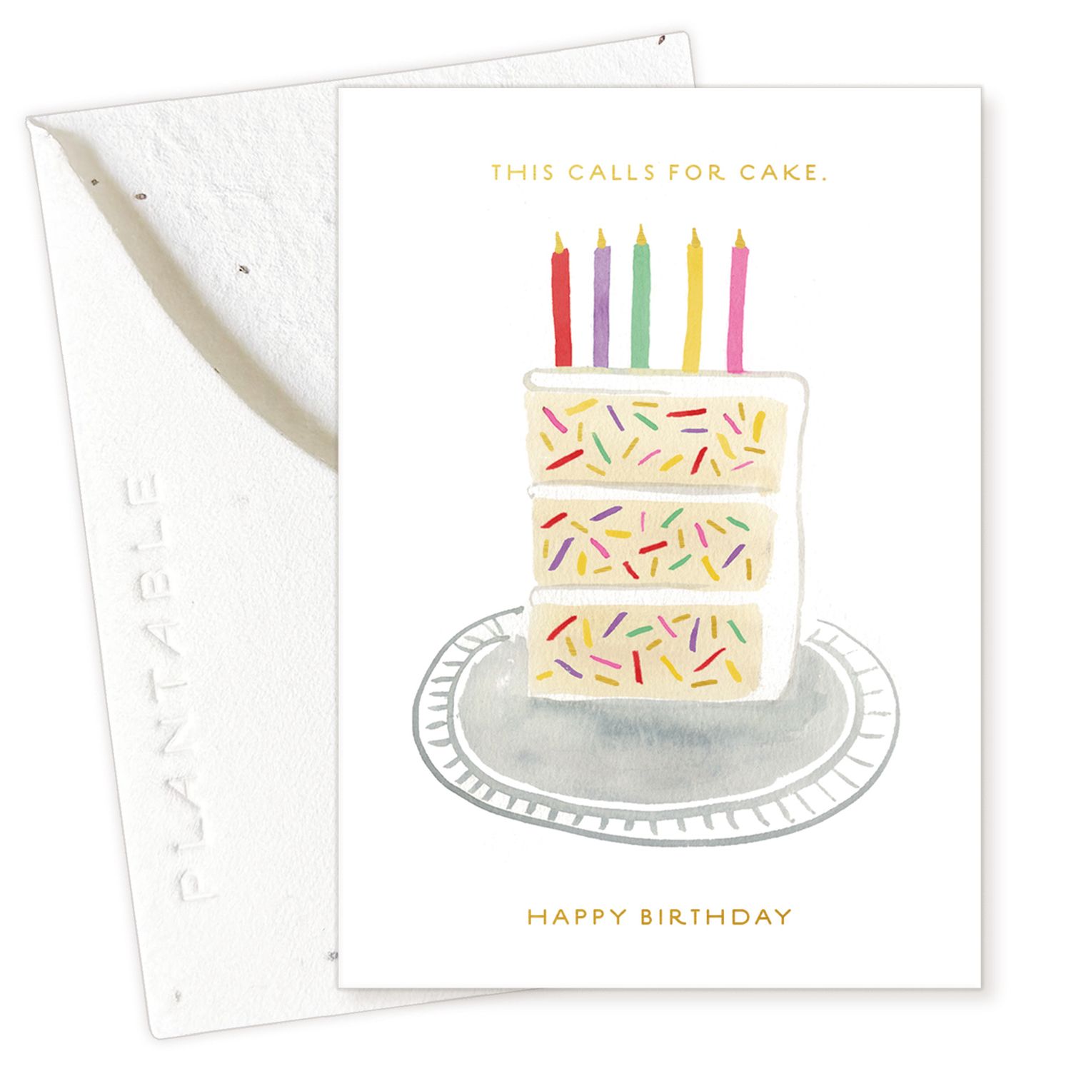 Birthday Slice Mini Card