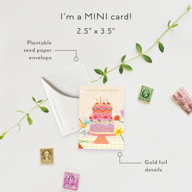 Cherry Cake Mini Card