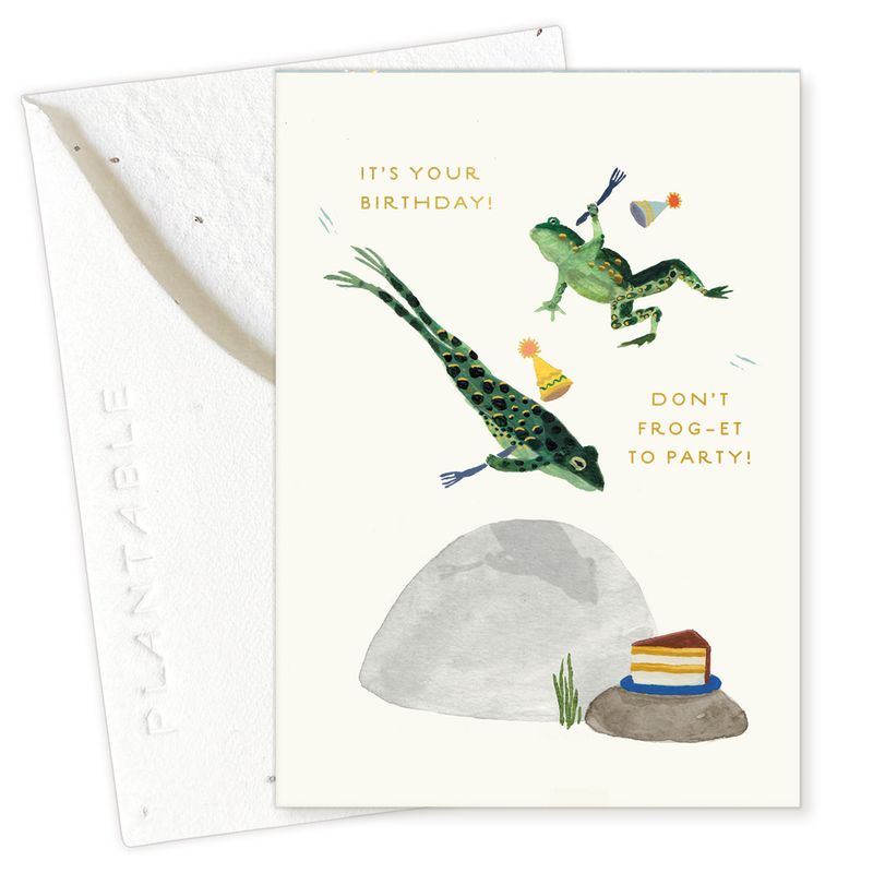Party Frogs Mini Card