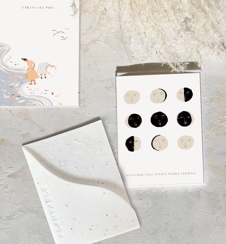 Many Moons Mini Card