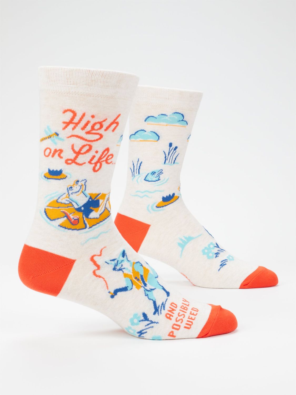 Men's Crew Socks High on Life