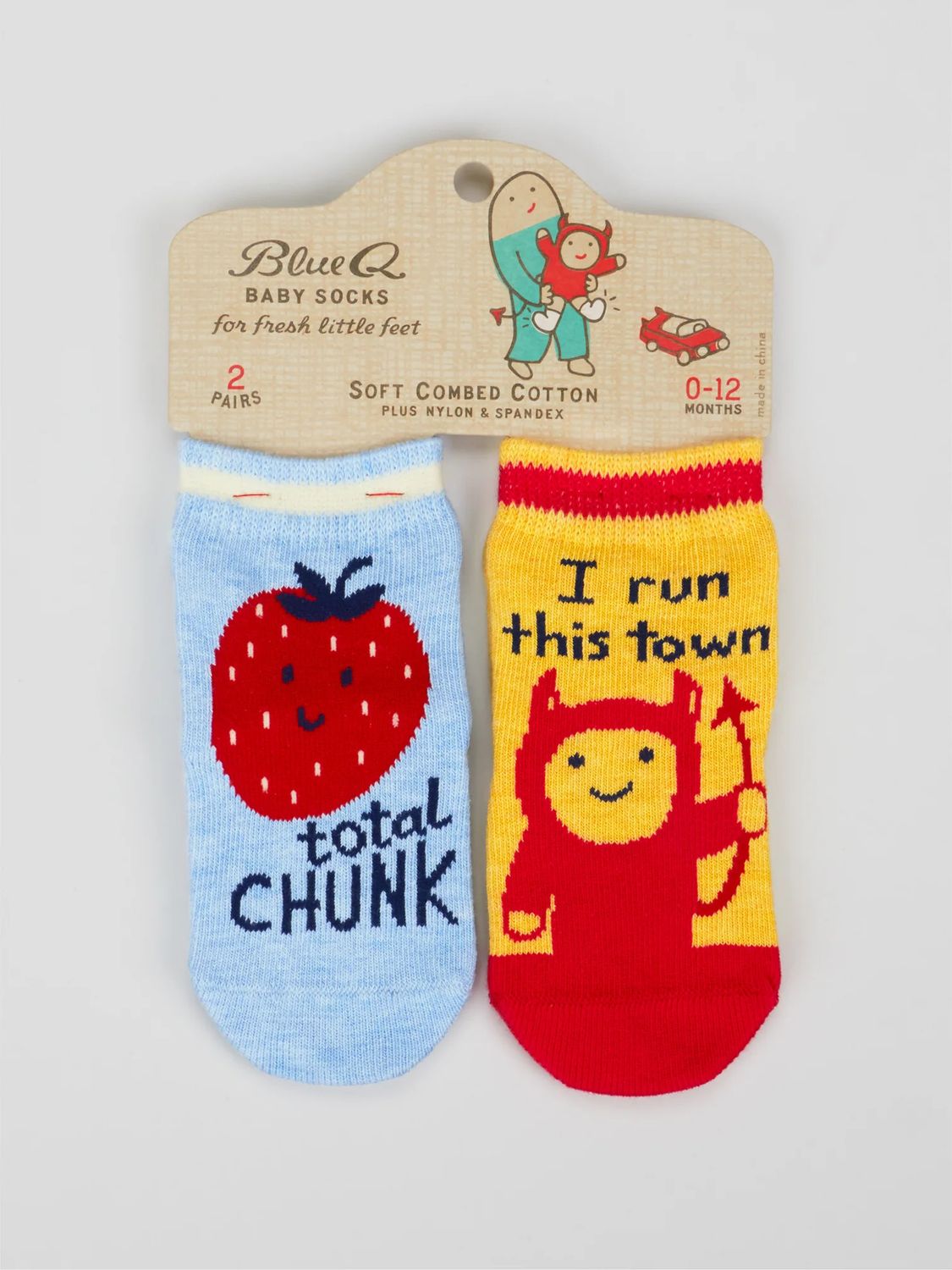 Total Chunk/I Run This Town Baby Socks