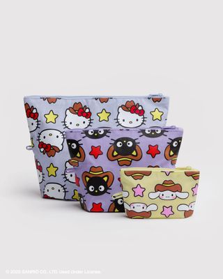 Go Pouch Set Hello Kitty and Friends Western
