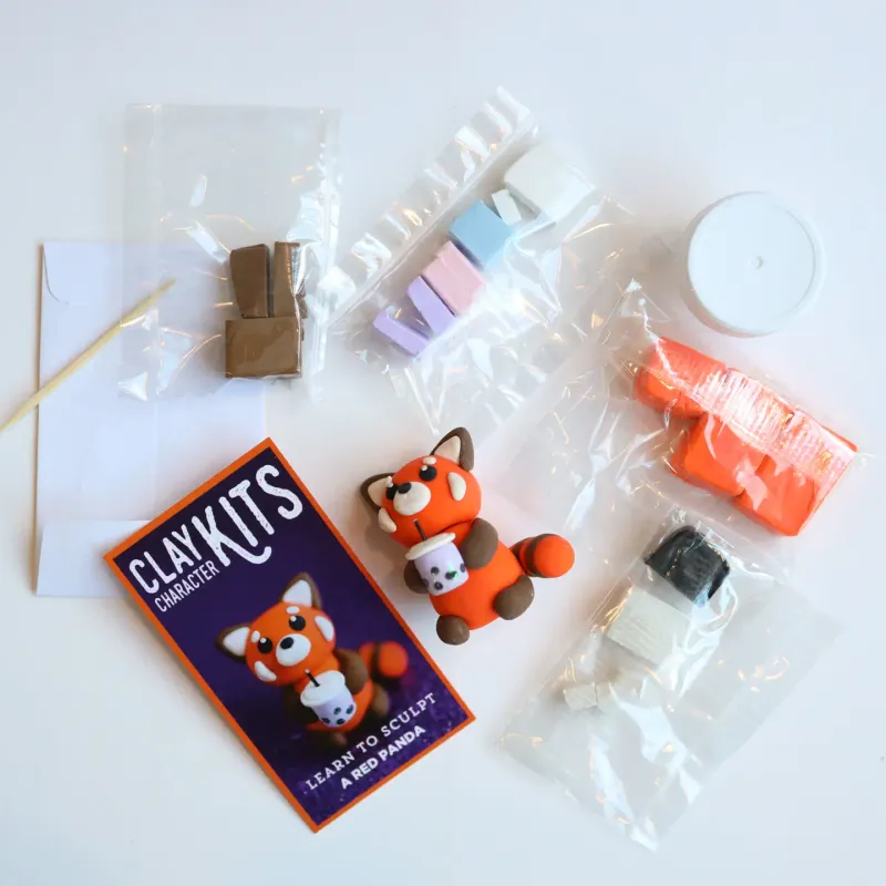 DIY Clay Kits Ruby The Red Panda