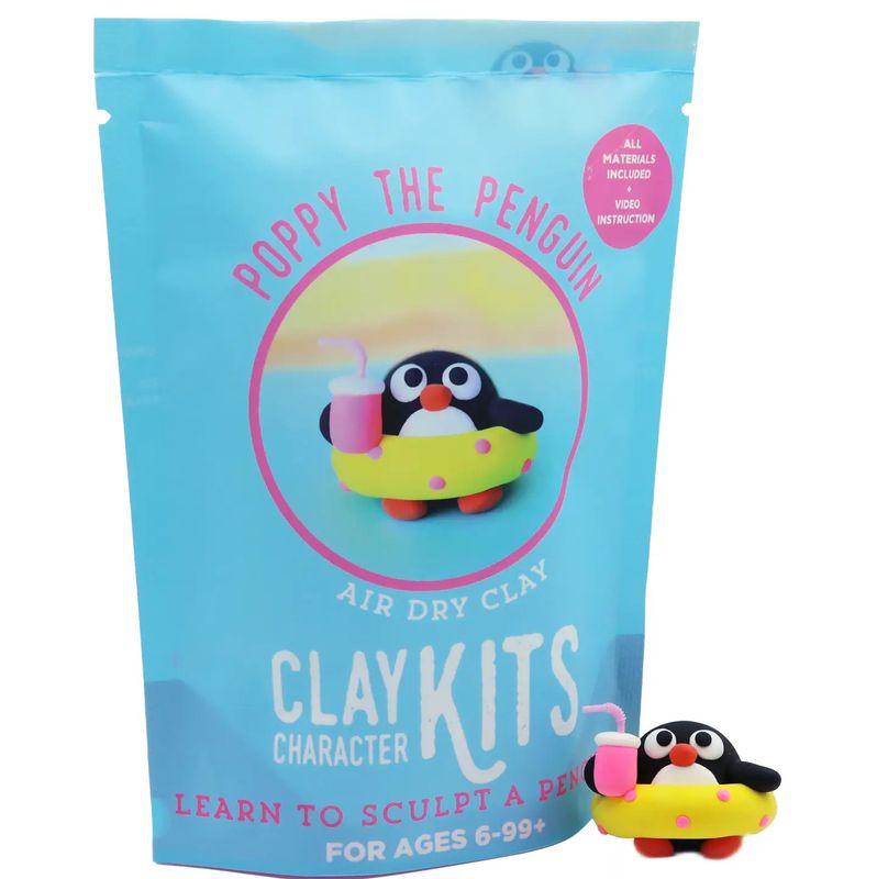 DIY Clay Kits Poppy The Penguin