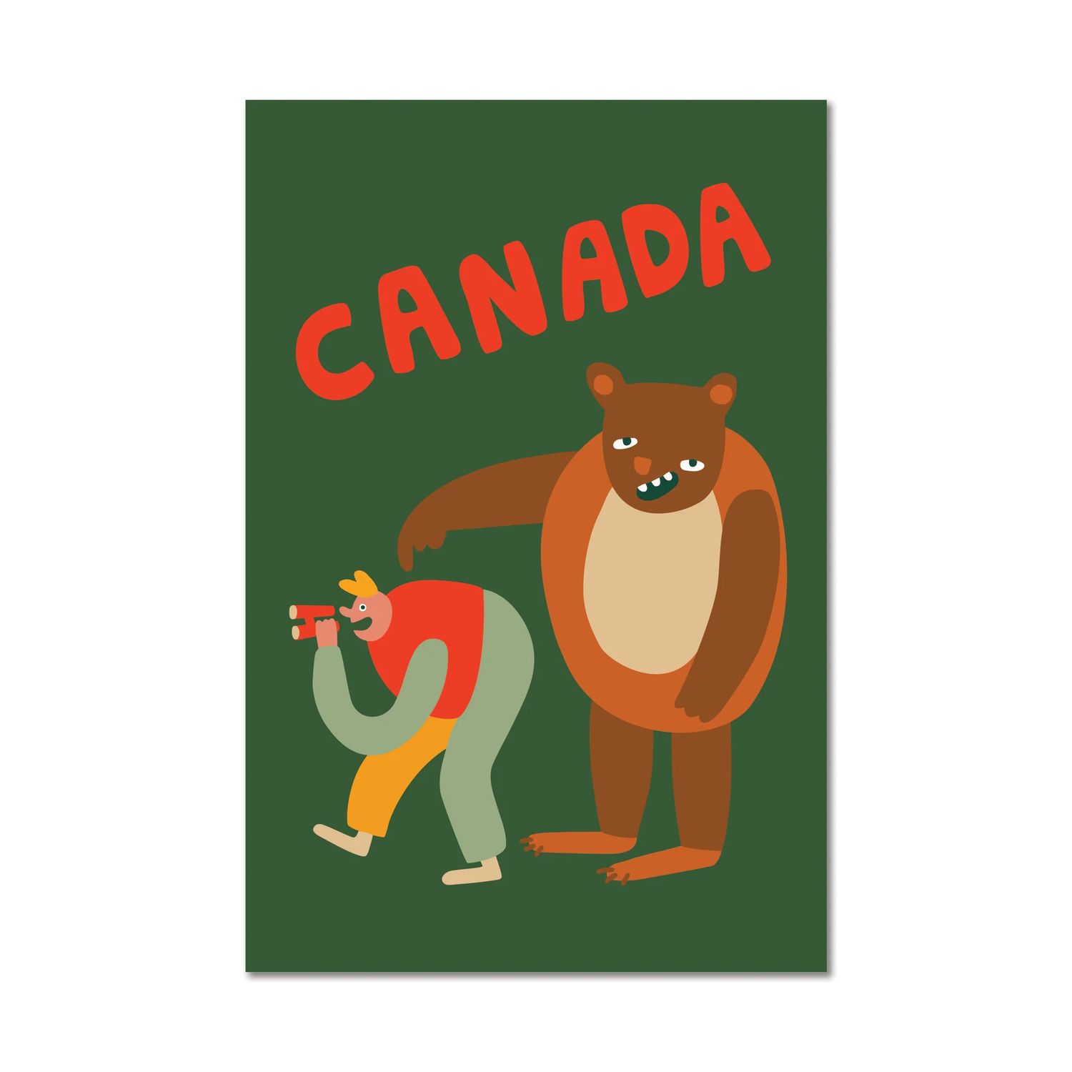 Postcard Grizzly