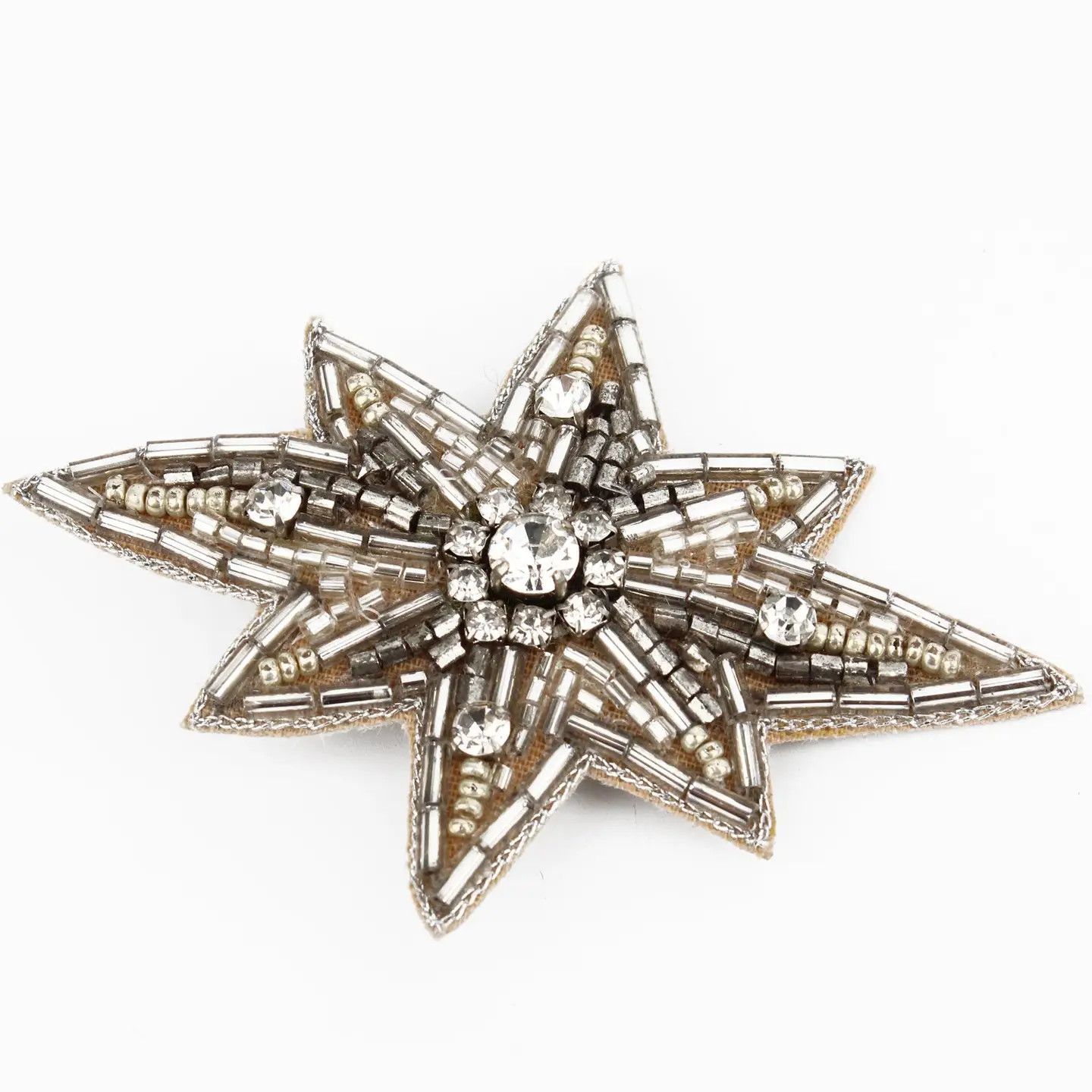 Silver Large Star Hair Clip