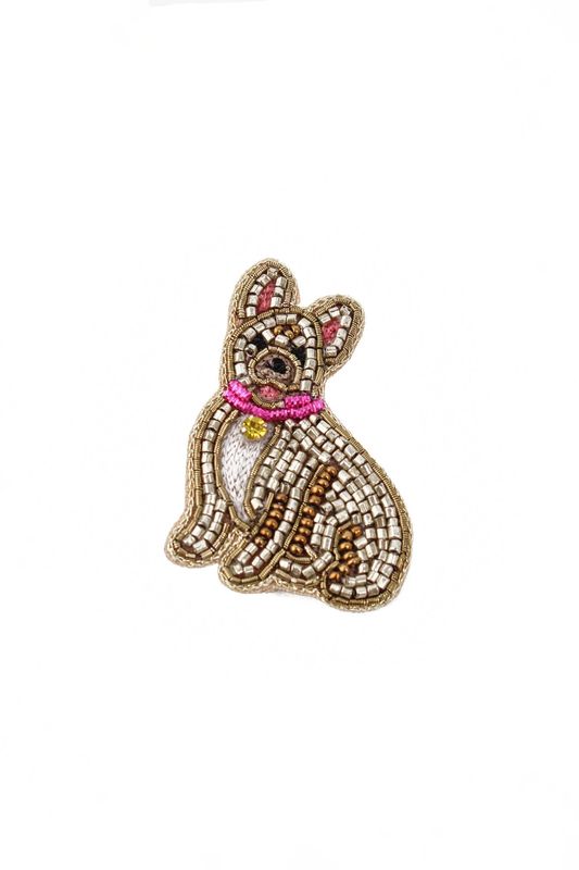 French Bulldog Brooch