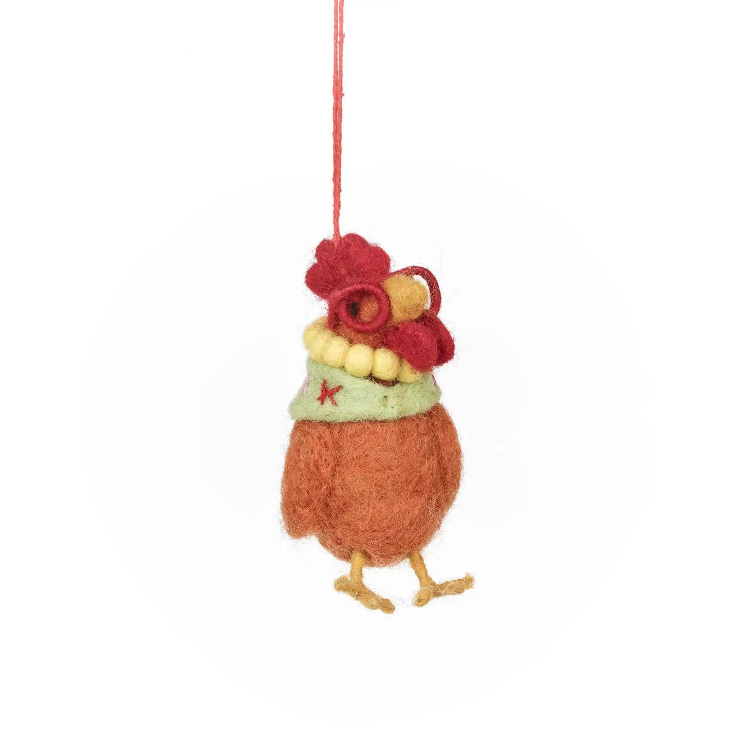 Felt Ornament Peggy The Hen