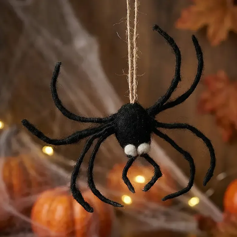Felt Ornament Hanging Spider