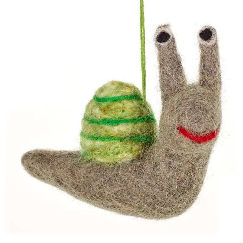 Felt Ornament Shelby The Snail