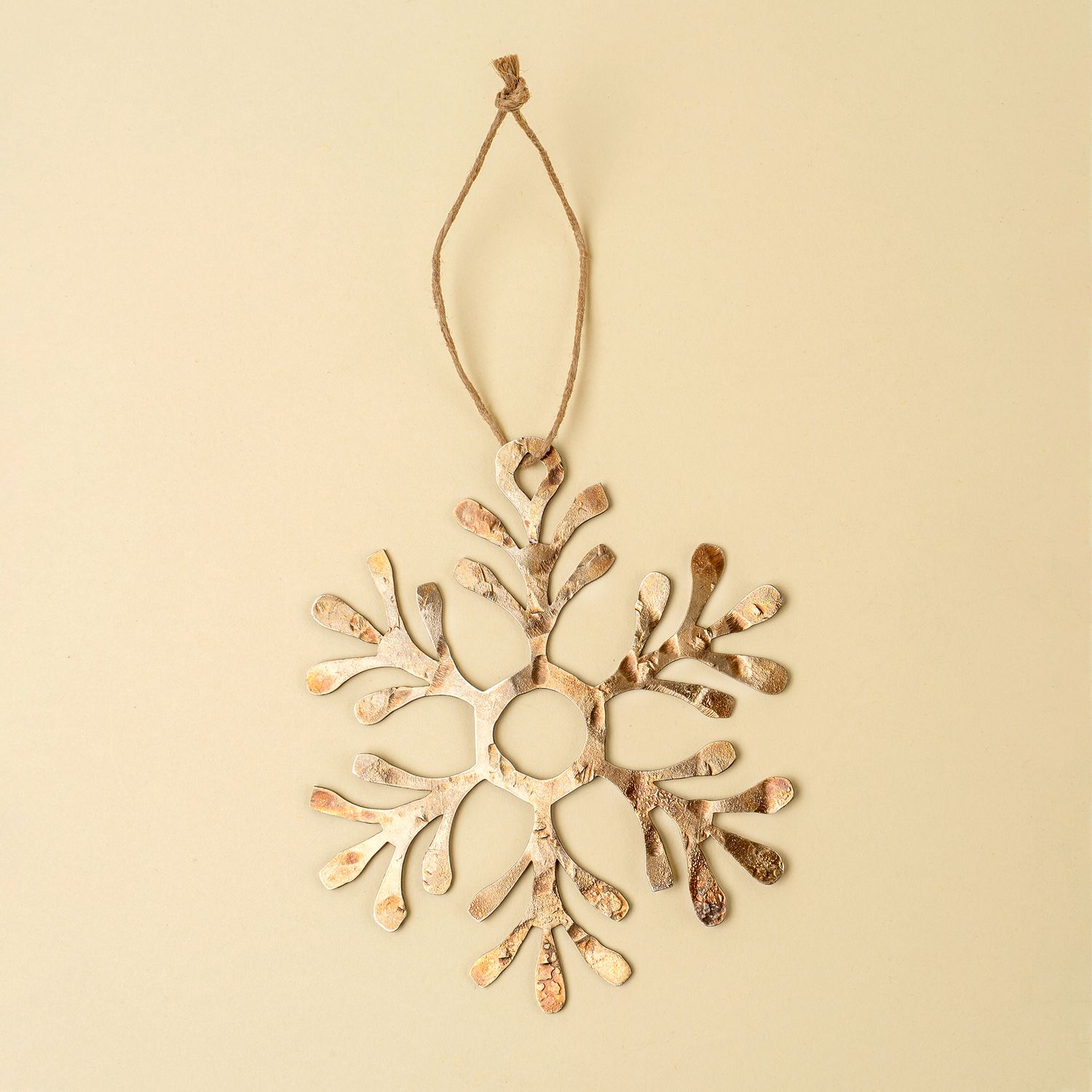 Brass Ornament Petal Snowflake
