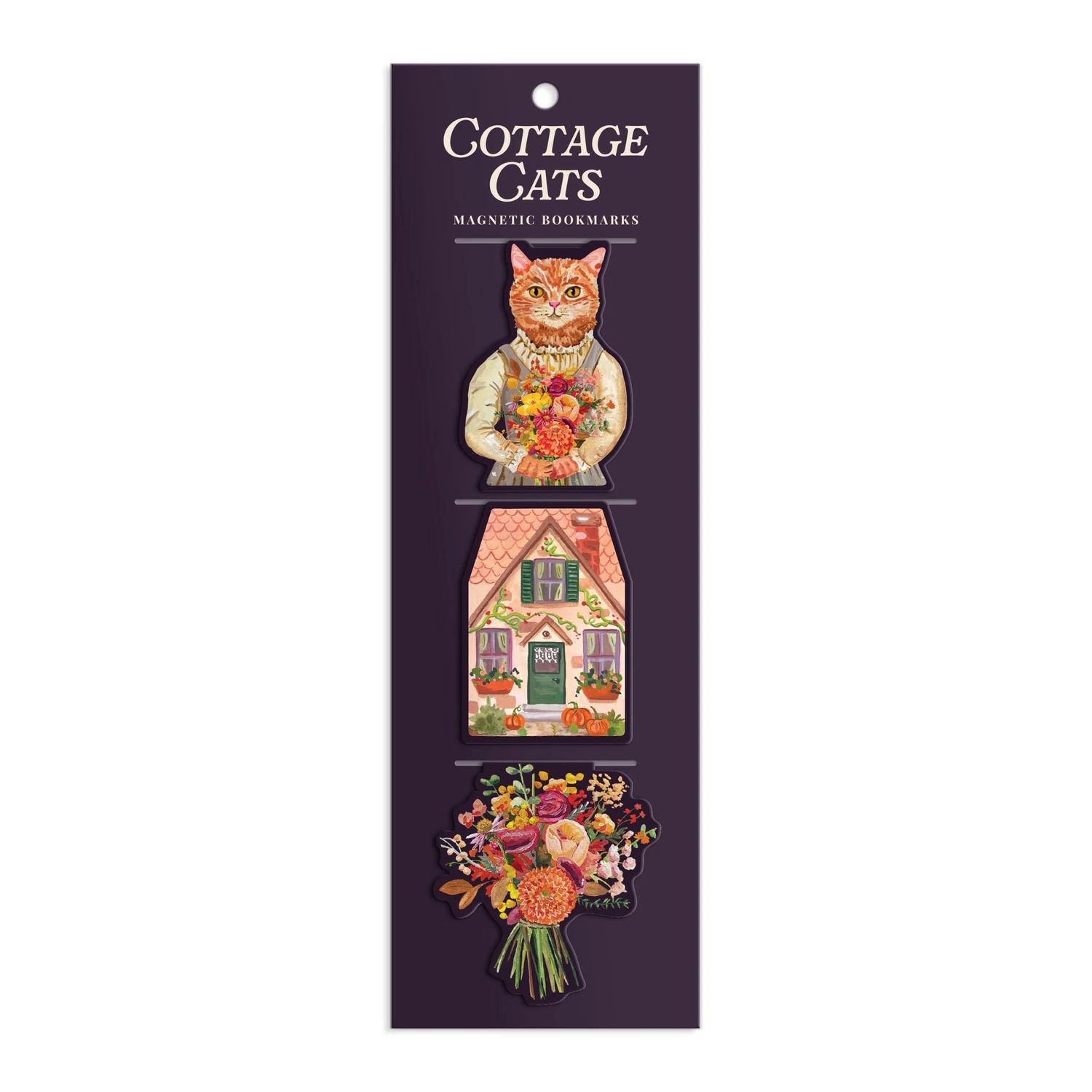 Magnetic Bookmarks Cottage Cats