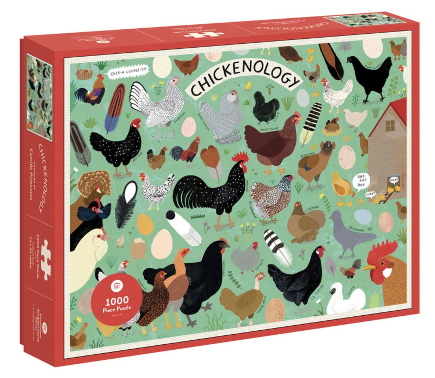 1000 Piece Puzzle Chickenology