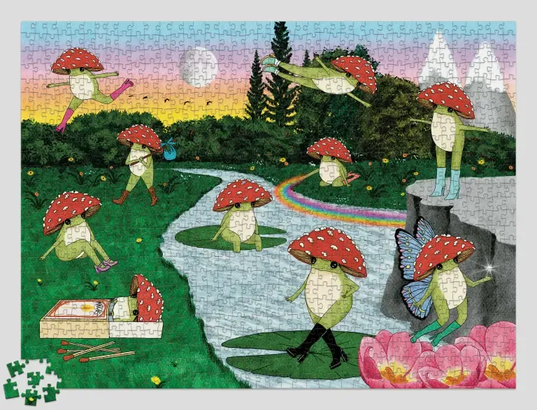 1000 Piece Puzzle The Little Frog