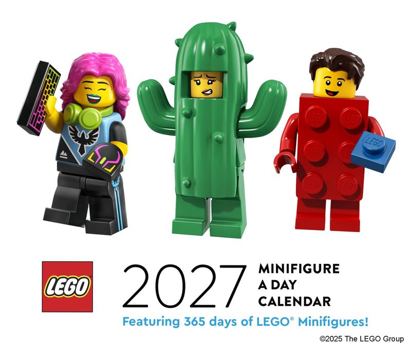 2027 LEGO Minifigure A Day Daily Calendar